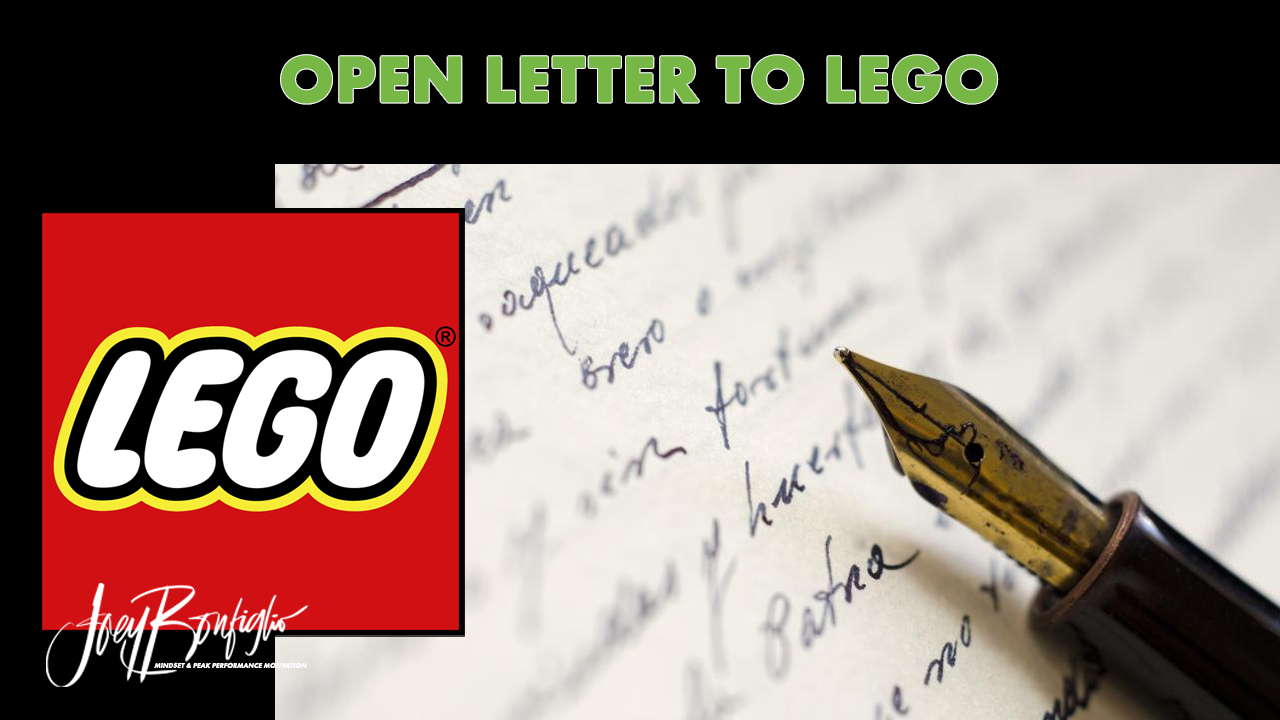 Open Letter To LEGO by Joey Bonfiglio