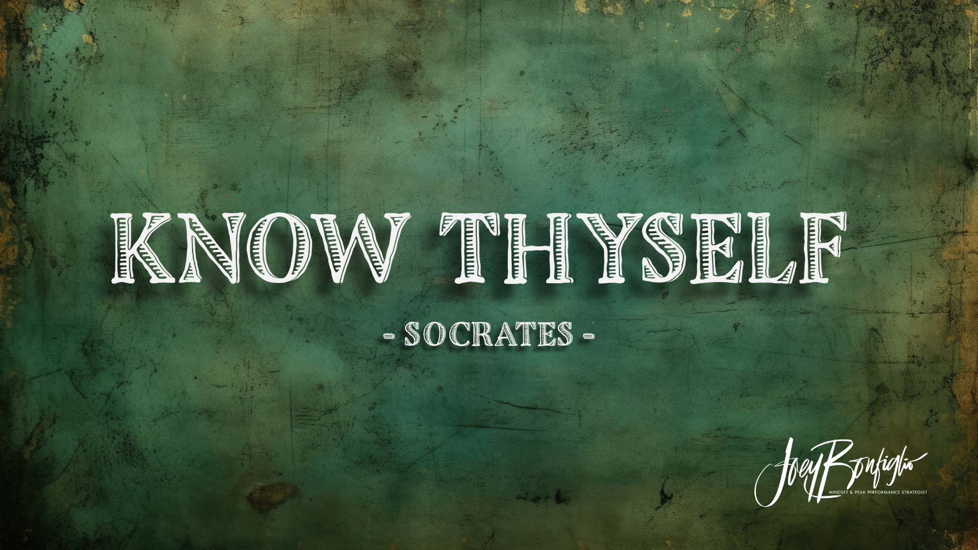 Know Thyself
