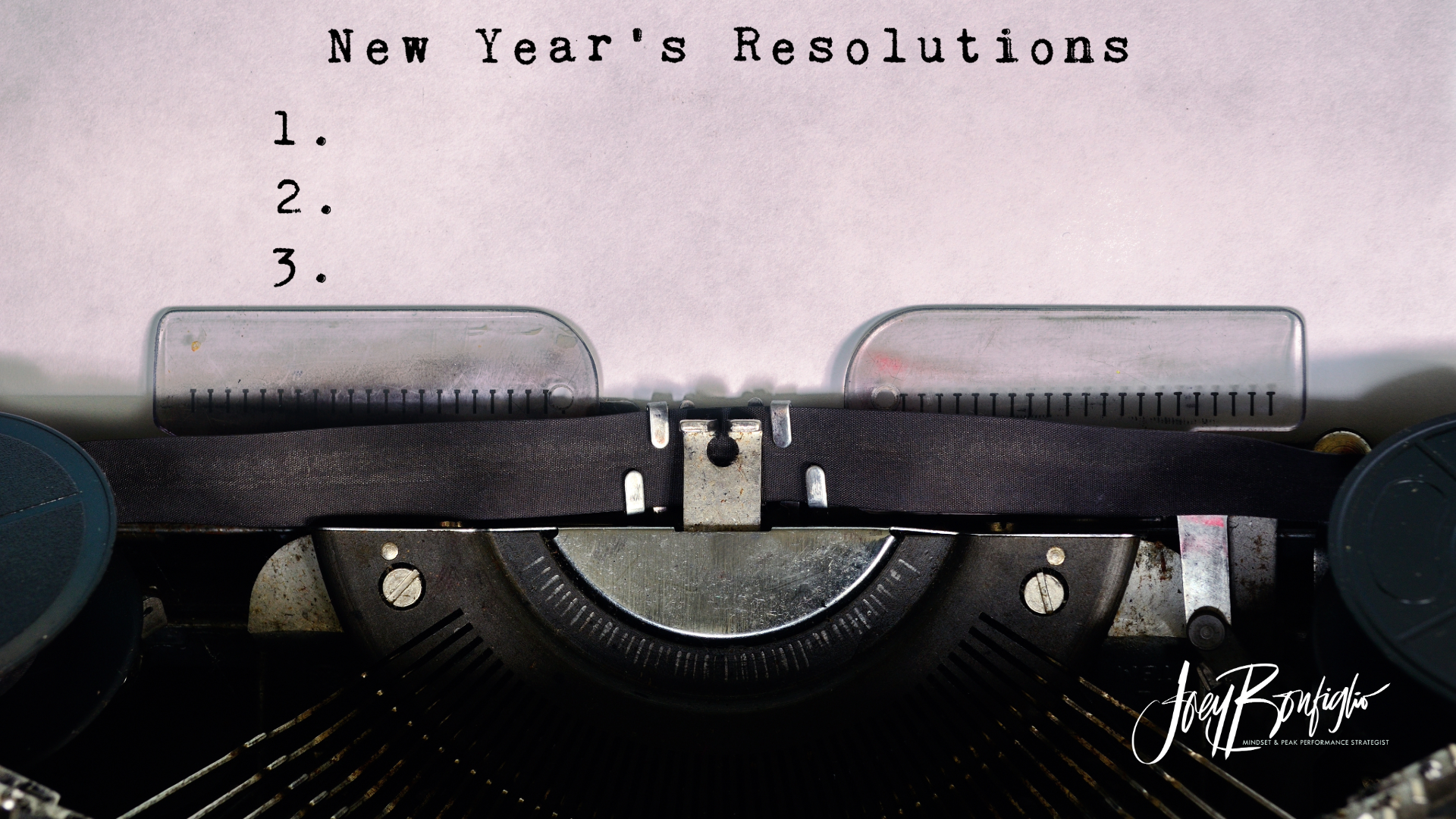 How to Make Resolutions Stick